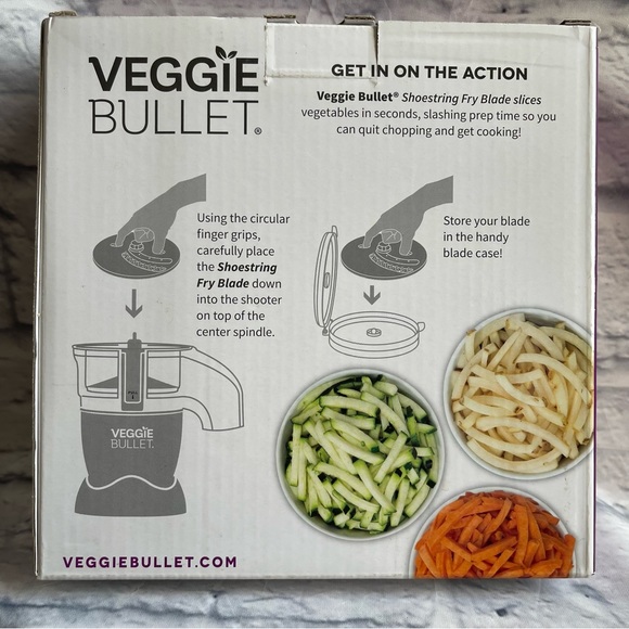 NEW Veggie Bullet Shoestring Fry Blade - Picture 2 of 2